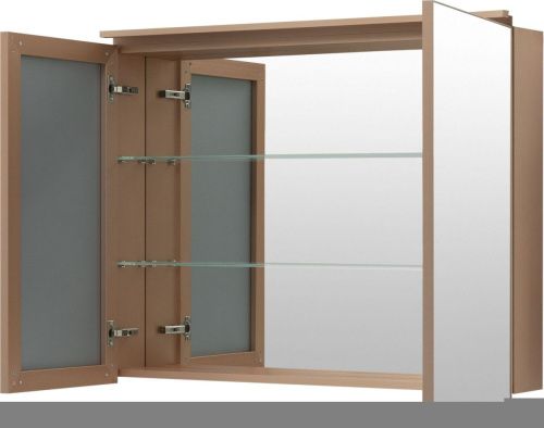 Зеркало-шкаф De Aqua Алюминиум 00261768 100х80 подвесной - фото 5