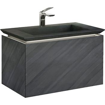 Тумба под раковину Jorno INCLINE Inc.01.80/P/Bet/JR 50х50 подвесная цвет серый