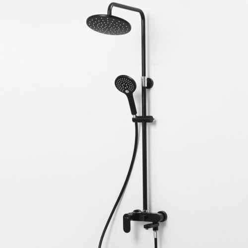 Душевая стойка Wasserkraft Elbe 7400 BK17401CB настенная цвет черный - фото 2