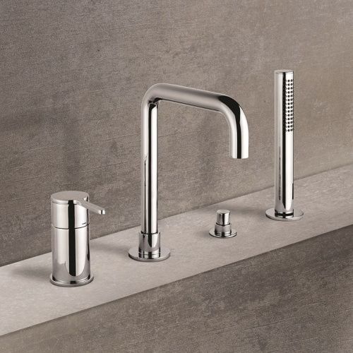 Смеситель Emmevi Filobrass 85120/CR на борт ванны хром - фото 3