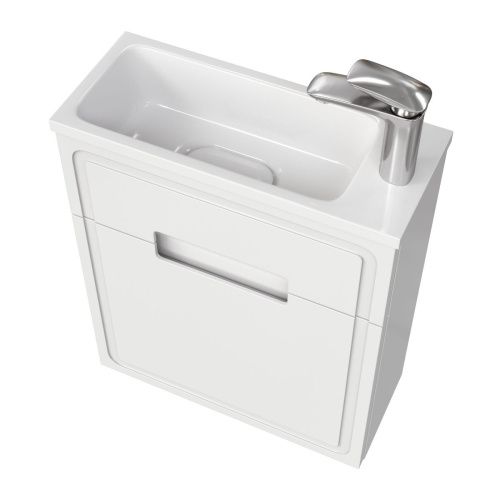 Тумба под раковину Taliente Olejo TA-MBO-50PR-blanco 50х20 подвесная цвет белый - фото 3