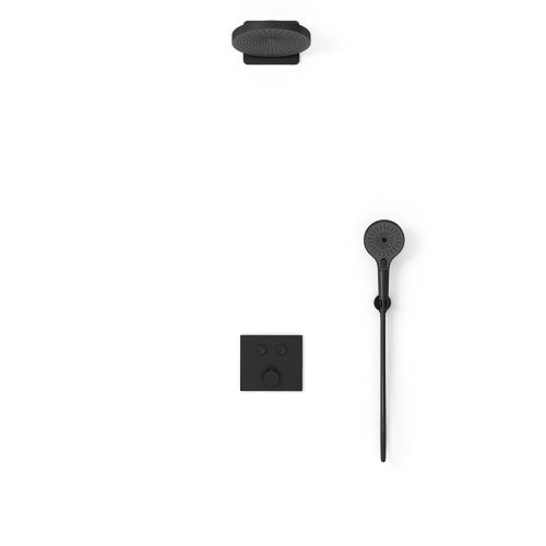 Душевая система Vincea VSFW-4I211MB встраиваемая в стену цвет черный - фото 3