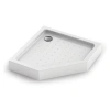 Душевой поддон акриловый Veconi Tezeo acrylic TZ53-80-C5 80х80 белый с ножками и каркасом