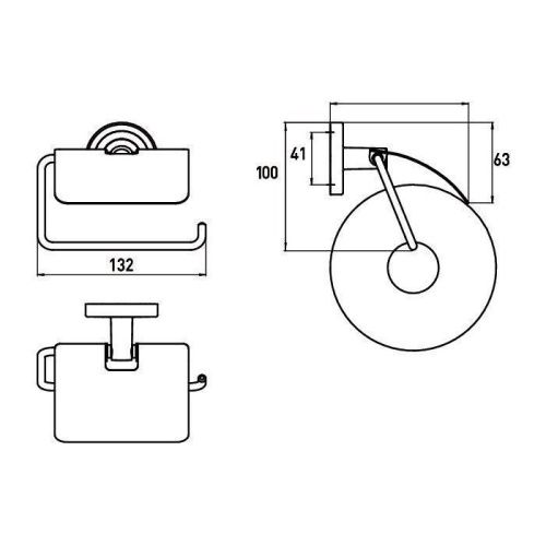 Бумагодержатель Emco Polo 0700 001 00 - фото 2