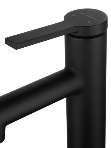 Смеситель Wonzon & Woghand WW-H1017-MB на раковину черный - фото 4