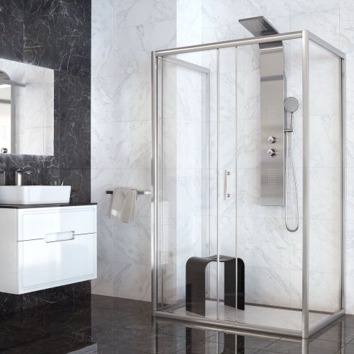 Душевая панель Taliente TA-G-S02C настенная цвет хром - фото 2