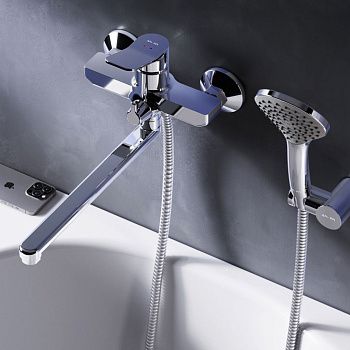 Смеситель для ванны и душа Am.Pm X-Joy F85A95000 настенный хром