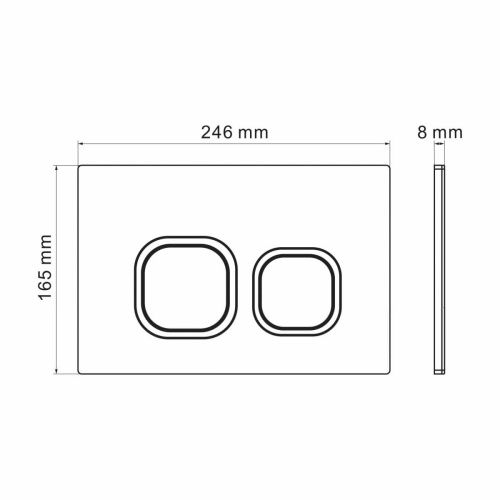 Инсталляция + кнопка смыва Grossman Cosmo 97.02.310 - фото 4