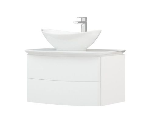 Тумба под раковину Corozo Вико SD-00001641 80х50 подвесная цвет белый - фото 4