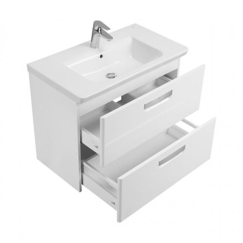 Тумба под раковину Roca The Gap Original ZRU9302877 80х40 подвесная цвет белый - фото 2