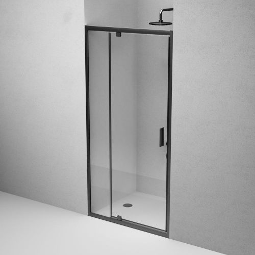 Душевая дверь Am.Pm Gem W90G-100-1P-BT 100х195 стекло прозрачное профиль черный - фото 5