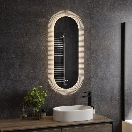 Зеркало с подсветкой и антизапотевателем Maretti Anna AN1450110V12EL 50х110 подвесное