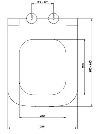 Крышка сиденье для унитаза Creavit Lidya KC2903.01.0000E