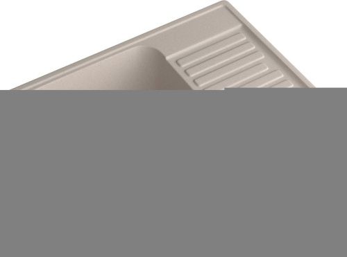 Кухонная мойка Granfest Quarz 13 песочный 60х50 цвет бежевый поверхность матовая - фото 2