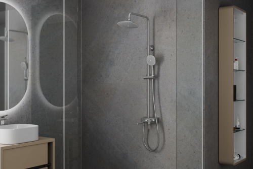 Душевая стойка Rush ST4235-40 настенная цвет хром - фото 3