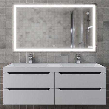 Тумба под раковину Uperwood Tanos 2910203303 120х50 подвесная цвет белый