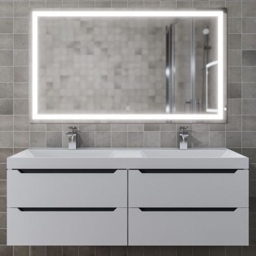 Тумба под раковину Uperwood Tanos 2910203303 120х50 подвесная цвет белый - фото 3