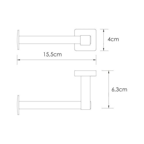 Бумагодержатель WasserKRAFT 8796 - фото 4