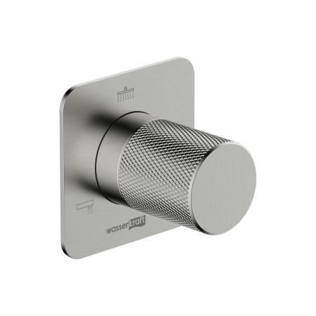 Переключатель на 3 выхода Wasserkraft Tauber 6400 A297 встраиваемый в стену никель