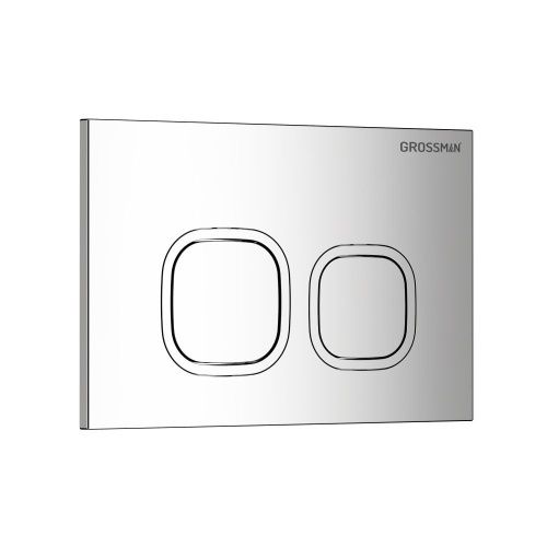 Клавиша смыва механическая Grossman Cosmo 700.K31.02.100.100 цвет хром - фото 2