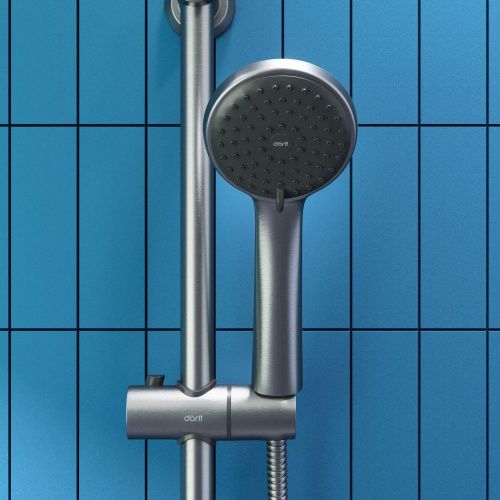 Душевой гарнитур Dorff Logic D0103000SS настенный нержавеющая сталь - фото 4