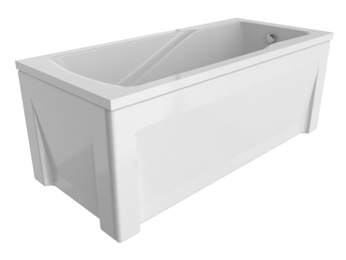 Ванна акриловая гидромассажная Timo HELLA HELLA1575-KT15-SPV1505-T-CM-T-BM-T-CT 150х75 пристенная прямоугольная с каркасом - фото 4