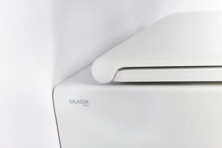 Чаша унитаза подвесная Galassia Dream 7334MT цвет белый без сиденья безободковая каскадный смыв