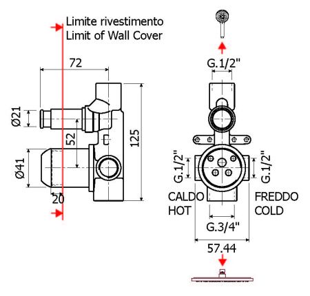 Внутренняя часть Plumberia Selection Ixo INT0036NO