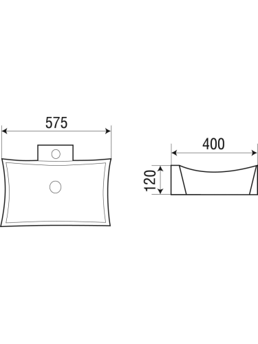 Раковина из сантехнического фаянса WeltWasser WW SK 10000003855 60х40 подвесная цвет белый без отверстий под смеситель - фото 3