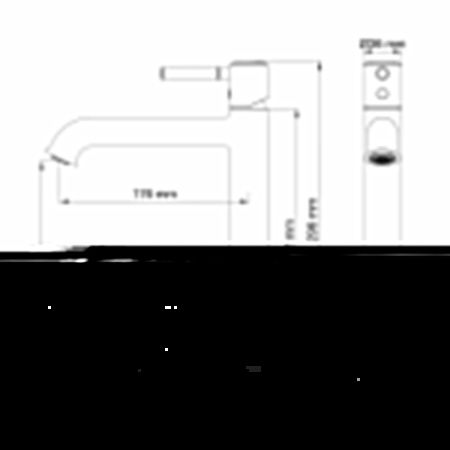Смеситель для раковины Wonzon & Woghand Tor WW-88019073-MB на столешницу черный