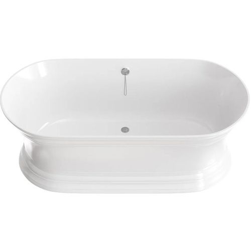 Ванна из литьевго мрамора Astra-Form Шарм 01010017 170х80 отдельностоящая овальная с ножками - фото 2