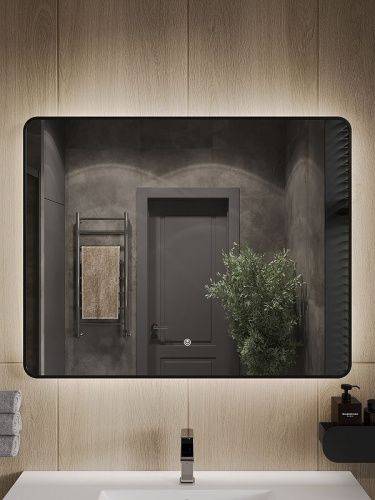 Зеркало с подсветкой Orange Black BL-100ZE 100х80 - фото 2