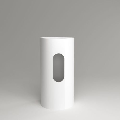 Раковина из искусственного камня Plumberia Selection Misha MISHA SOFT BO 40х40 напольная цвет белый - фото 5