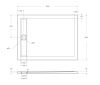 Душевой поддон акриловый BelBagno DUE TRAY-BB-DUE-AH-120/90-4-W0 120х90 белый
