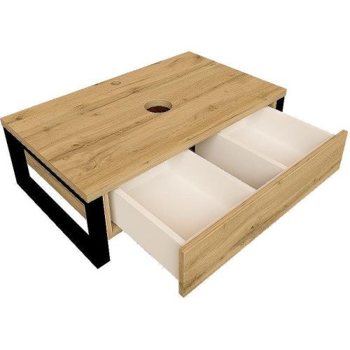 Тумба под раковину 1MarKa Grunge Loft У85844 100х50 подвесная цвет коричневый - фото 3