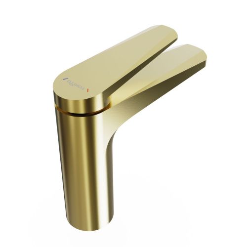 Смеситель Tokito KIN TOK-KIN-1011 на раковину золото - фото 4