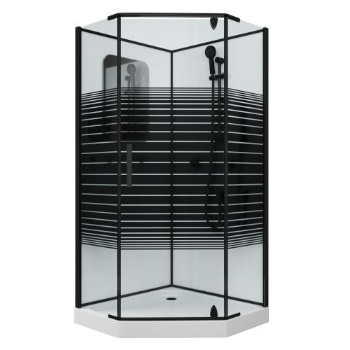 Душевая кабина Grossman Classic GR271D 90х90 трапеция без крыши ориентация универсальная