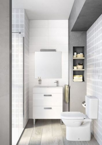 Тумба под раковину Roca Debba ZRU9302708 60х40 напольная цвет белый - фото 2