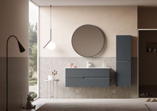 Тумба с раковиной Orka Moonlight 5001506 120х50 подвесная цвет черный - фото 2