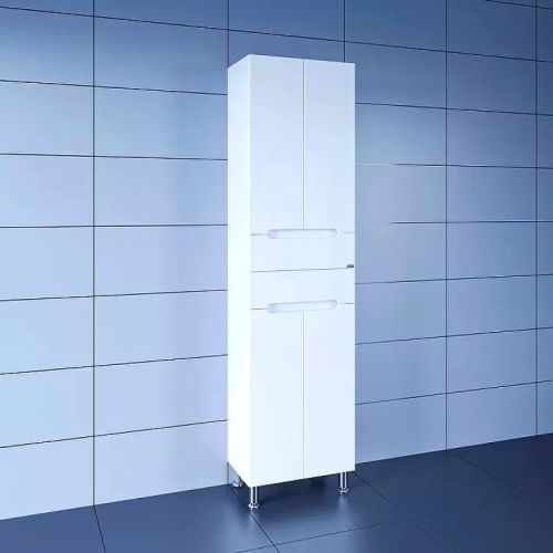 Шкаф-пенал СанТа Лондон 524010 50х190 напольный цвет белый - фото 3