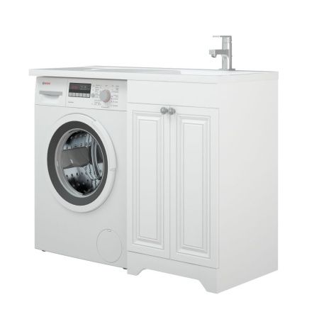 Тумба под раковину Corozo Леон SD-00000890 50х50 напольная цвет белый