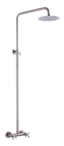 Душевая стойка Fmark FS8405 настенная цвет серый - фото 2