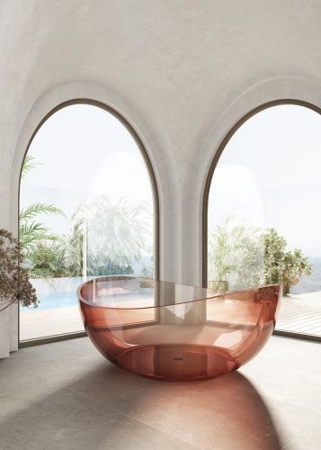 Ванна из полиэфирной смолы Abber Kristall AT9705Koralle 150х150 отдельностоящая круглая - фото 4