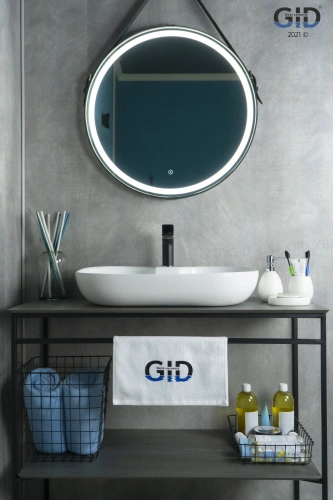 Раковина керамическая Gid Lago 51156 60х40 накладная цвет белый 1 отверстие под смеситель - фото 3