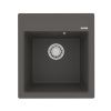 Кухонная мойка LeMark Hanka 450 9910011 45х50 цвет серый поверхность матовая