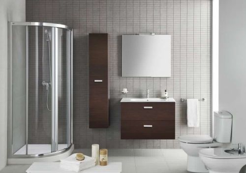 Шкаф-пенал Roca Victoria Nord ZRU9000025 30х150 подвесной цвет коричневый - фото 2