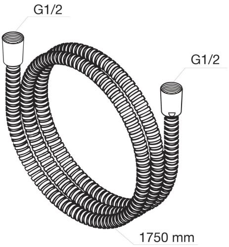 Душевой шланг Damixa 760400264 хром - фото 3