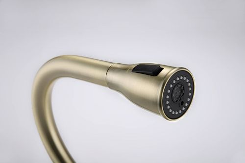 Смеситель для кухни Paulmark LANGE La214212-BR на мойку бронза - фото 2