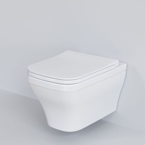 Унитаз подвесной Ambassador Benefit 203T20001R-202T20001S белый с сиденьем микролифт - фото 5