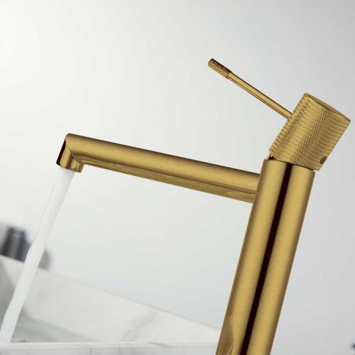 Смеситель для раковины Vincea Desire VBF-1D2BG на столешницу золото - фото 2